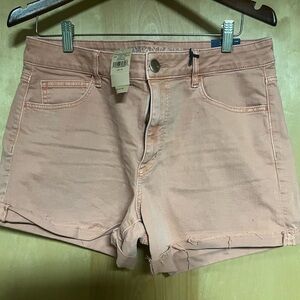 American Eagle Outfitters Pink High Waist Shorts